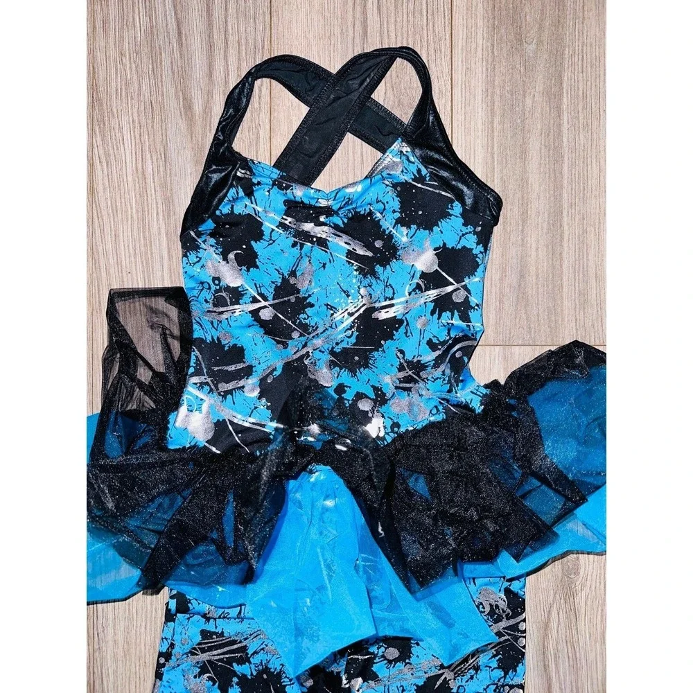 Weissman Dance Costume Size Large Tutu‎ 80s Inspired Girls Jazz Tap Ballet N9
